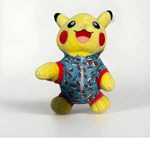 Rare Build A Bear Pokémon Pikachu With Pokémon Pajamas